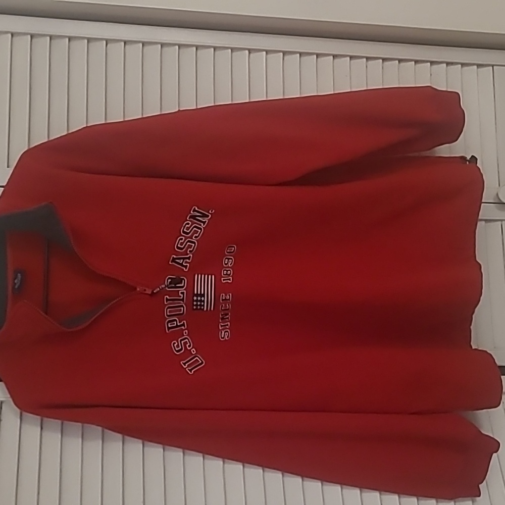 U.S. Polo Assn. XL red pullover